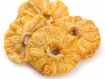 Piña deshidratada